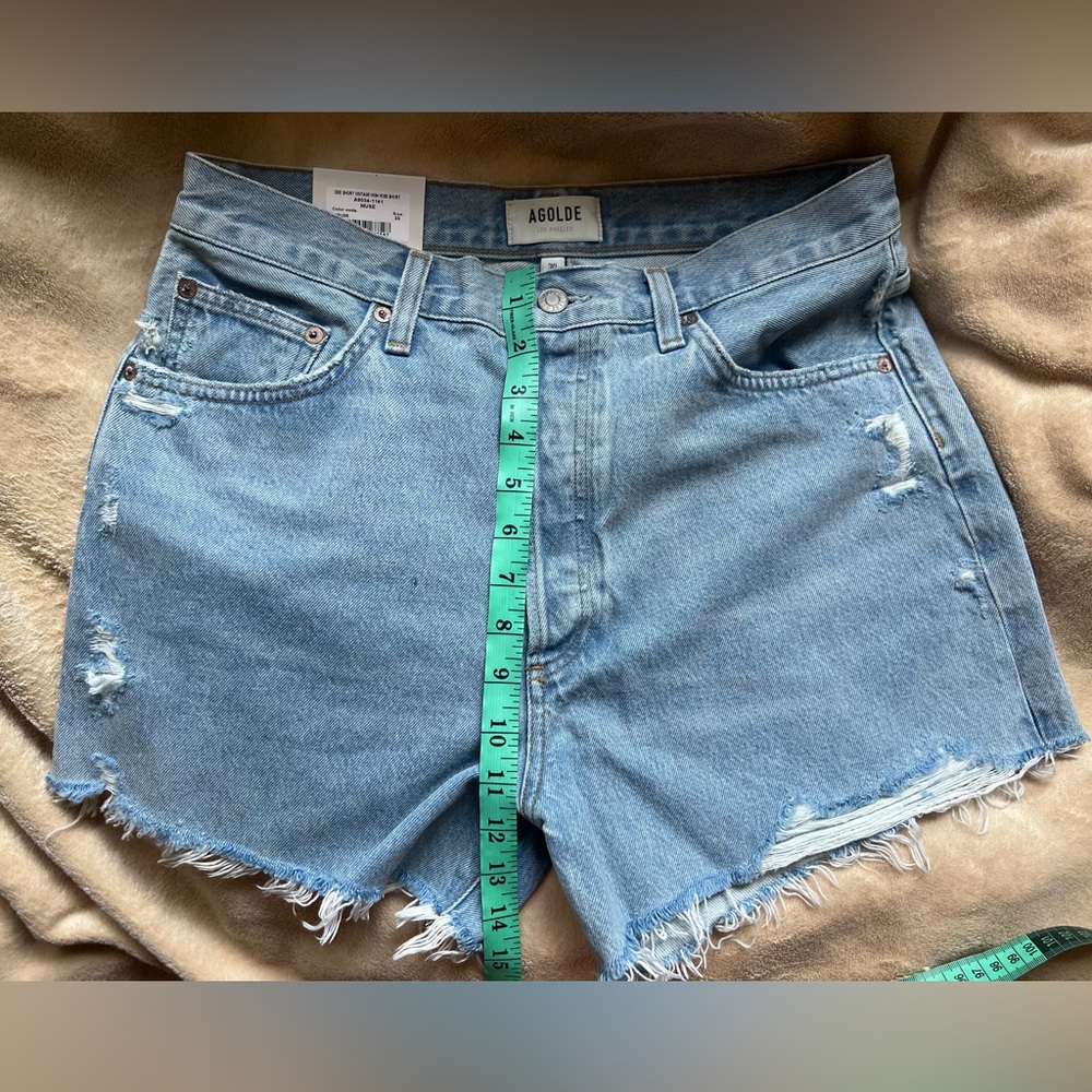 AGOLDE Dee Vintage High Rise Shorts Muse size 30